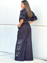 Load image into Gallery viewer, &quot;Analia&quot; Line High Waisted Pants And Puff Sleeves Set
