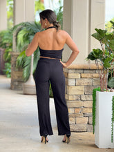 Load image into Gallery viewer, &quot;Milena&quot; Crinkled Plisse Vest And matching Pants
