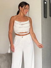 Load image into Gallery viewer, &quot;Cayena&quot; Solid High Waisted Pants And Crop Top Set
