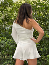 Load image into Gallery viewer, &quot;Milly&quot; One Shoulder Sleeve Romper
