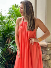 Load image into Gallery viewer, &quot;Monique&quot; Halter Braid Neck Strap Backless Maxi Dress
