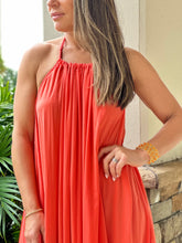 Load image into Gallery viewer, &quot;Monique&quot; Halter Braid Neck Strap Backless Maxi Dress
