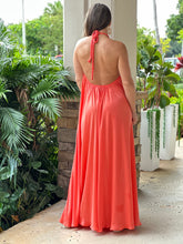 Load image into Gallery viewer, &quot;Monique&quot; Halter Braid Neck Strap Backless Maxi Dress
