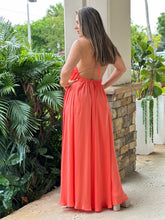 Load image into Gallery viewer, &quot;Monique&quot; Halter Braid Neck Strap Backless Maxi Dress
