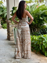 Load image into Gallery viewer, &quot;Mirella&quot; Printed Cut Out Jumpsuit
