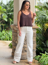 Load image into Gallery viewer, &quot;Briana&quot; High Waisted Laser Cut Denim jeans
