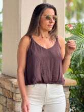 Load image into Gallery viewer, &quot;Mia&quot; Sleeveless Ballon Crop Top
