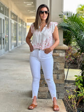 Load image into Gallery viewer, &quot;Dally&quot; Sleeveless Ruffles V-Neck Top

