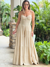 Load image into Gallery viewer, &quot;Canela&quot; Sleeveless Crochet Detail WideLeg Jumpsuit
