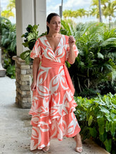 Load image into Gallery viewer, &quot;Lillian&quot; Puffy Sleeve Ruffles Maxi Dress
