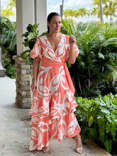 Load image into Gallery viewer, &quot;Lillian&quot; Puffy Sleeve Ruffles Maxi Dress
