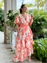 Load image into Gallery viewer, &quot;Lillian&quot; Puffy Sleeve Ruffles Maxi Dress
