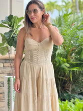 Load image into Gallery viewer, &quot;Canela&quot; Sleeveless Crochet Detail WideLeg Jumpsuit
