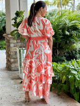 Load image into Gallery viewer, &quot;Lillian&quot; Puffy Sleeve Ruffles Maxi Dress
