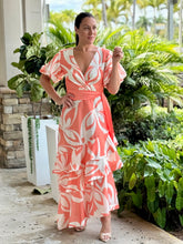 Load image into Gallery viewer, &quot;Lillian&quot; Puffy Sleeve Ruffles Maxi Dress
