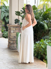 Load image into Gallery viewer, &quot;Monique&quot; Backless Linen Halter Maxi Dress
