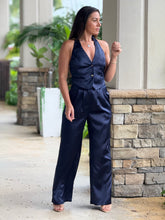 Load image into Gallery viewer, &quot;Kayla&quot; Halter Vest And High Waisted Long Pants Set
