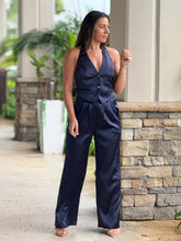 Load image into Gallery viewer, &quot;Kayla&quot; Halter Vest And High Waisted Long Pants Set
