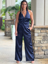 Load image into Gallery viewer, &quot;Kayla&quot; Halter Vest And High Waisted Long Pants Set
