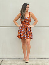 Load image into Gallery viewer, &quot;Wanda&quot; Sleeveless Printed Mini Dress
