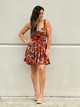 Load image into Gallery viewer, &quot;Wanda&quot; Sleeveless Printed Mini Dress
