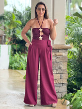 Load image into Gallery viewer, &quot;Elissa&quot; High Waisted Belted Palazzo Pants
