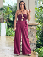Load image into Gallery viewer, &quot;Elissa&quot; High Waisted Belted Palazzo Pants
