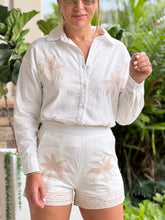Load image into Gallery viewer, &quot;Kona&quot;  Palm Tree Embroidered Shirt And Shorts Set
