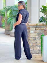 Load image into Gallery viewer, &quot;Kate&quot; Sleeveless Vest And Waistband Pants
