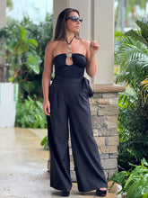 Load image into Gallery viewer, &quot;Elissa&quot; High Waisted Belted Palazzo Pants
