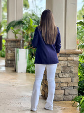 Load image into Gallery viewer, &quot;Roxy&quot; 3/4 Sleeve Denim Blazer
