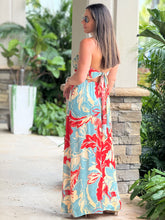 Load image into Gallery viewer, &quot;Belle&quot; Printed Satin Strapless Jumpsuit
