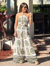 Load image into Gallery viewer, &quot;Jose&quot; Printed Smocking Crop Top And Wide leg Pants Set
