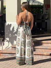 Load image into Gallery viewer, &quot;Jose&quot; Printed Smocking Crop Top And Wide leg Pants Set
