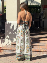 Load image into Gallery viewer, &quot;Jose&quot; Printed Smocking Crop Top And Wide leg Pants Set
