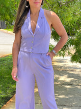 Load image into Gallery viewer, &quot;Tiana&quot; High Waisted Pants And Vest Set
