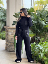 Load image into Gallery viewer, &quot;Nasilis&quot; Knit Long Sleeve Sweater And Cargo Pants set
