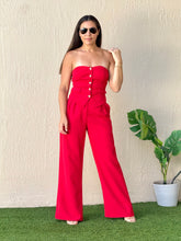 Load image into Gallery viewer, &quot;Roxy&quot; Strappless Tube Top And Matching Pants Set
