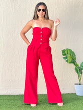 Load image into Gallery viewer, &quot;Roxy&quot; Strappless Tube Top And Matching Pants Set
