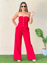 Load image into Gallery viewer, &quot;Roxy&quot; Strappless Tube Top And Matching Pants Set
