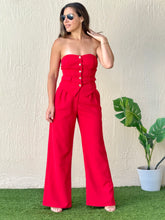 Load image into Gallery viewer, &quot;Roxy&quot; Strappless Tube Top And Matching Pants Set
