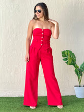 Load image into Gallery viewer, &quot;Roxy&quot; Strappless Tube Top And Matching Pants Set
