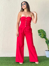 Load image into Gallery viewer, &quot;Roxy&quot; Strappless Tube Top And Matching Pants Set
