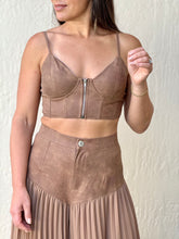 Load image into Gallery viewer, &quot;Brianna&quot; Sleeveless Crop Top And Wide legs Pallazo Pleaded Pants Set
