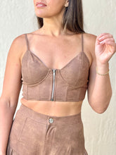 Load image into Gallery viewer, &quot;Brianna&quot; Sleeveless Crop Top And Wide legs Pallazo Pleaded Pants Set
