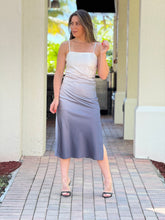 Load image into Gallery viewer, &quot;Wanda&quot; Satin Sleeveless Ombre Midi Dress
