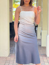 Load image into Gallery viewer, &quot;Wanda&quot; Satin Sleeveless Ombre Midi Dress
