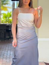 Load image into Gallery viewer, &quot;Wanda&quot; Satin Sleeveless Ombre Midi Dress
