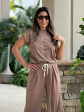 Load image into Gallery viewer, &quot;Shani&quot; Wide Leg High Waisted Pants And Top Shirt Set
