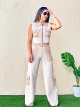Load image into Gallery viewer, &quot;Cecile&quot; Knitted Vest And Matching Pants Set
